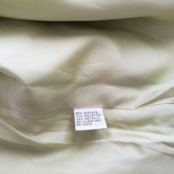 Ricki Freeman Teri Jon Floral Brocade Metallic Embellished Belt Sheath Dress - Picture 10 of 12